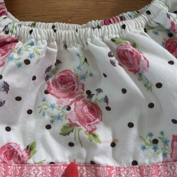 Matilda Jane | Rose Pattern | Tunic Top | girl’s size 6 - Picture 4 of 5